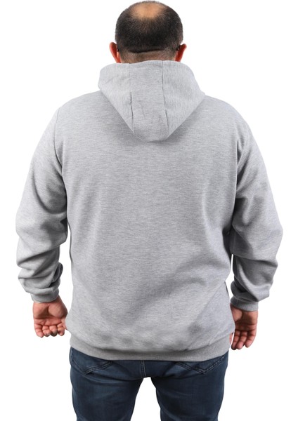 Büyük Beden Sweat Kapüşon Ninety One 22724-GRI fırsatları