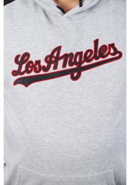 Büyük Beden Sweat Los Angeles 22709-ANTRASIT fiyatları
