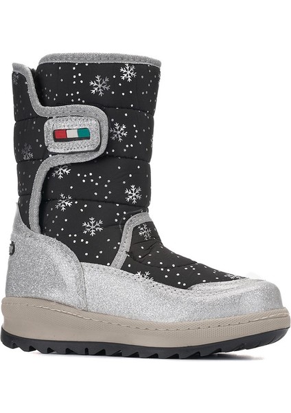 Albishoes Kaymaz Taban Cırtlı Kız Çocuk Suya Dayanıklı Kürklü Termal Kar Botu