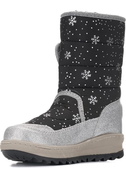 Albishoes Kaymaz Taban Cırtlı Kız Çocuk Suya Dayanıklı Kürklü Termal Kar Botu modelleri