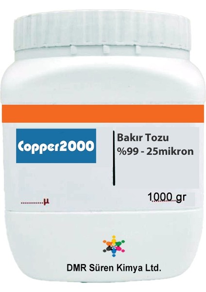 Bakır Tozu 25 Mikron 1000 gr