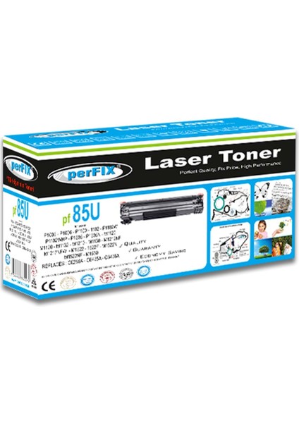 Pf 85A-35A-36A-78A Üniversal CE285A-CB435A-CB436A-CRG725-CRG712