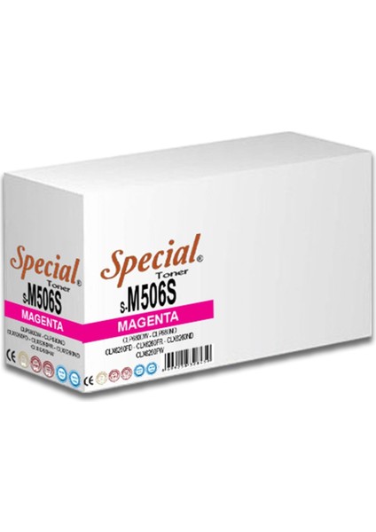 Specıal S-CLT506M Kırmızı M506-CLP680ND-CLX6260 4K Toner Kırmızı 4K