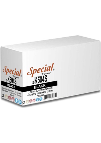 Specıal S-CLT504B Siyah CLP415-CLX4195 Toner Siyah 2,5k