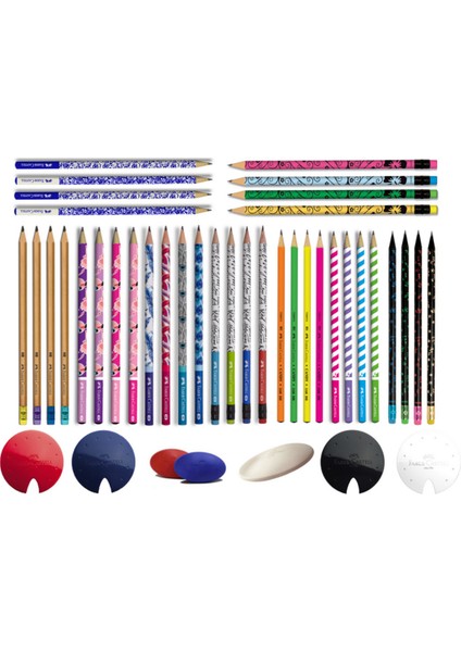 Kurşun Kalem Set 1 38 Adet modelleri