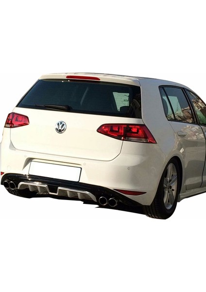 Volkswagen Golf 7 (2012-2016) Custom Arka Tampon Eki - Difüzör (Plastik) fiyatları