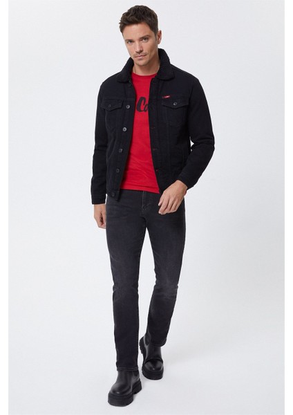 Leecooper Puebla 10 Erkek Kürklü Jean Ceket