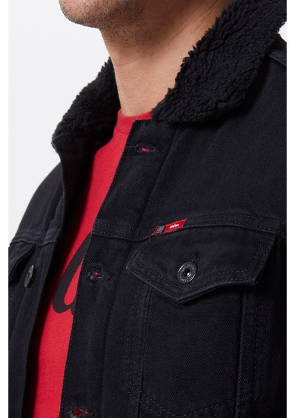 Leecooper Puebla 10 Erkek Kürklü Jean Ceket indirimleri