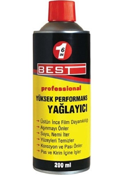6 Faktör Pas Sökücü ve Yağlayıcı 200 ml