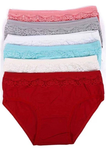 Dondeza 6 Adet Kız Çocuk Dantelli Kız Bikini 408