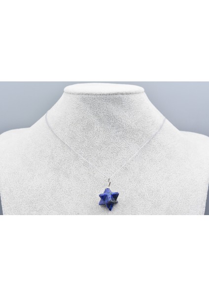 Hakiki Doğal Lapis Lazuli Taşı Merkaba Kolye Ucu 1.kalite fiyatları