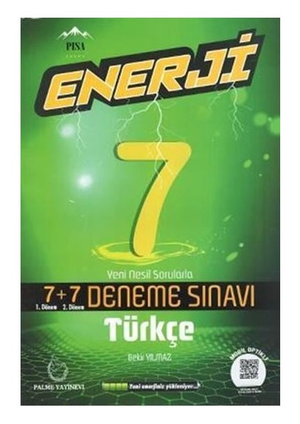7. Sınıf Enerji Serisi Türkçe 7+7 Deneme Sınavı