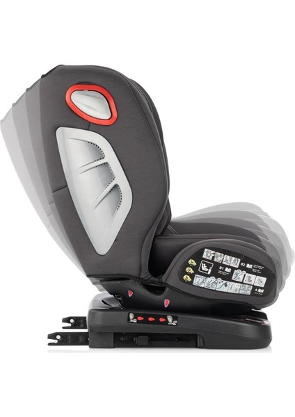 Airlife 0-36 Kg 360 ° Dönebilen Isofix'li Oto Koltuğu Gri fırsatları