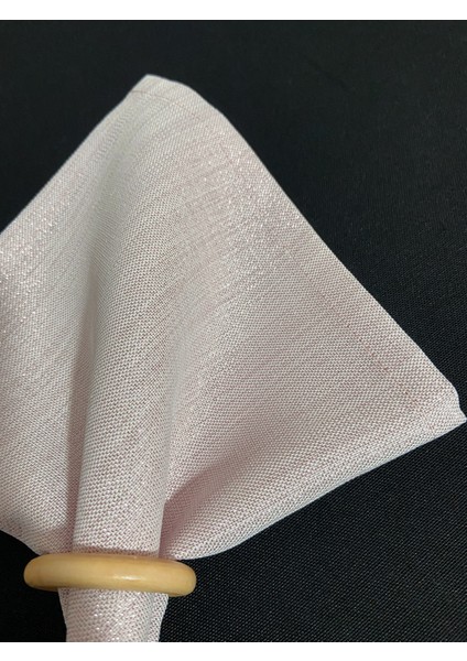 Keten Görünümlü Simli Dertsiz Servis Peçetesi 40 x 40 cm 12 Adet