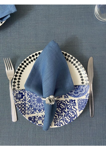 Keten Görünümlü Simli Dertsiz Servis Peçetesi 35 x 35 cm 6 Adet fiyatları