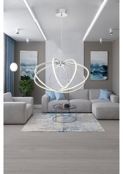 923-4 Sarkıt 4'lü LED Avize(Beyaz Işık -Sarı Işık - Gün Işığı) fiyatları