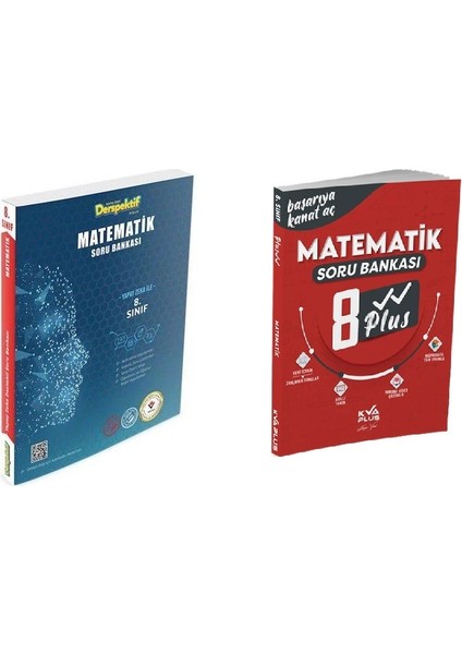 - Derspektif 8.Sınıf Matematik Soru Bankaları (2'li Set)