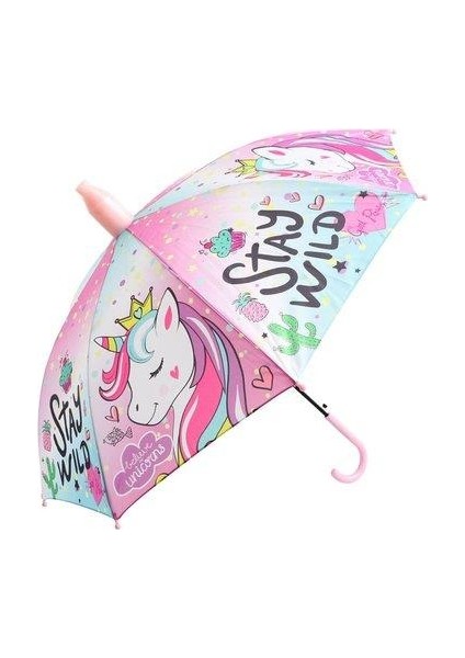 Unicorn Lisanslı Çocuk Şemsiyesi
