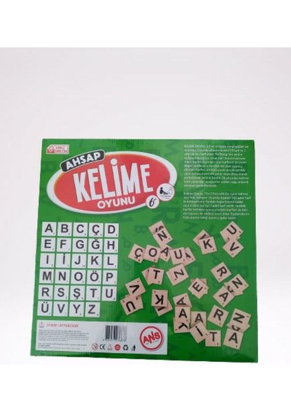 Ahşap Kelime Oyunu - Kelime Türetme - ANS2021 fiyatları