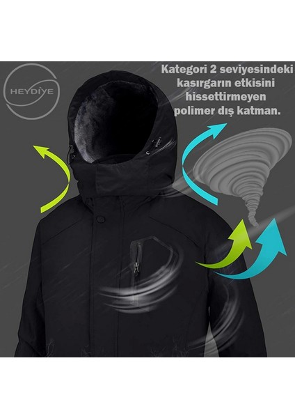 Nano Fiber Hft Teknolojiye Sahip Soğuk Kalkanlı Junior Kaban / Mont indirimleri