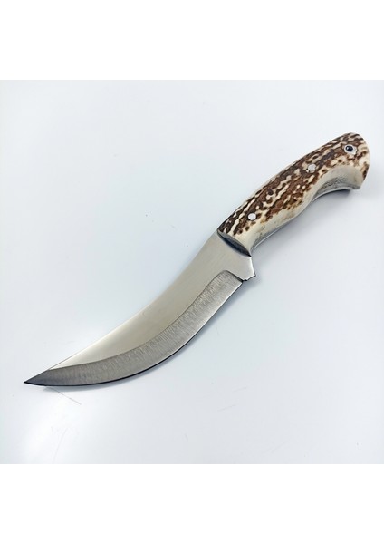 Geyik Boynuzu Kabzeli Paslanmaz Çelikten Av Bıçağı , Kamp ve Doğa Bıçağı , Bıçak Koleksiyoncuları fırsatları