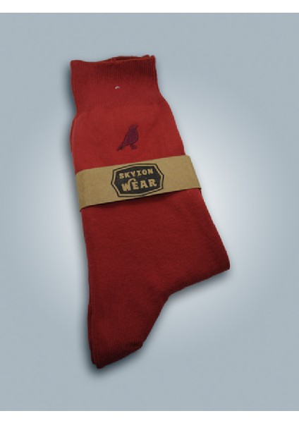 Kuş Desenli Erkek Uzun Çorap 3'lü Set modelleri