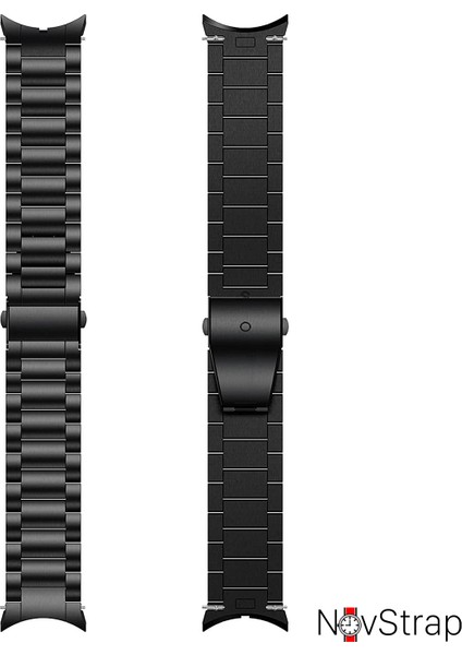 Samsung Galaxy Watch 5 Pro 45MM / Watch 5 40-44MM Uyumlu Çelik Metal Kordon Tam Uyumlu Pim indirimleri