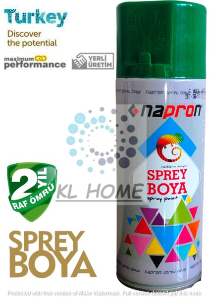 Çimen Yeşil Uygun Büyük Boy 400 ml Sprey Boya
