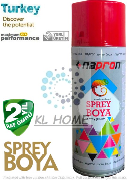Bayrak Kırmızı Uygun Büyük Boy 400 ml Sprey Boya