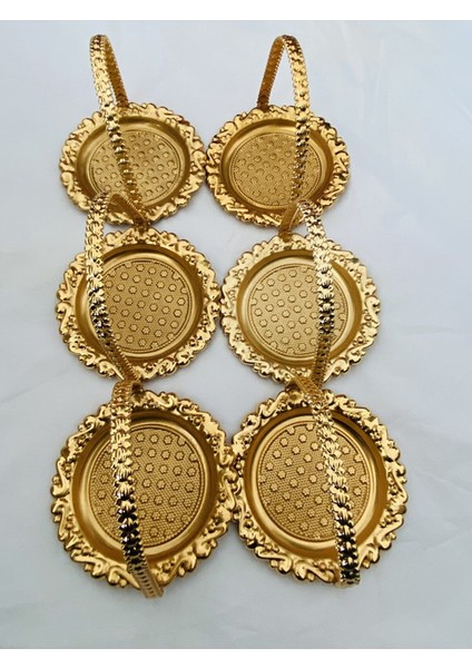 Kahve Yanı Gold Lokumluk - Sunumluk - Çerezlik - İkramlık.