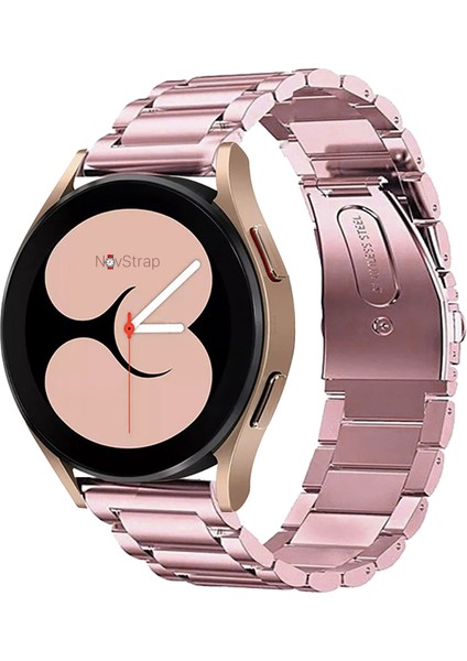Samsung Galaxy Watch 5 Pro 45MM / Watch 5 40-44MM Uyumlu Kordon (20 Mm) Çelik Metal Kayış modelleri