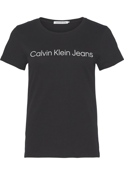 Calvin Klein Kadın Institutional Logo Slim T-Shirt