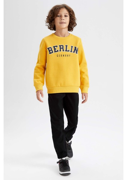 Erkek Çocuk Bisiklet Yaka Sweatshirt Y8839A622WN fiyatları