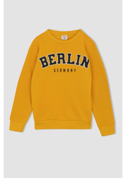 Erkek Çocuk Bisiklet Yaka Sweatshirt Y8839A622WN fırsatları
