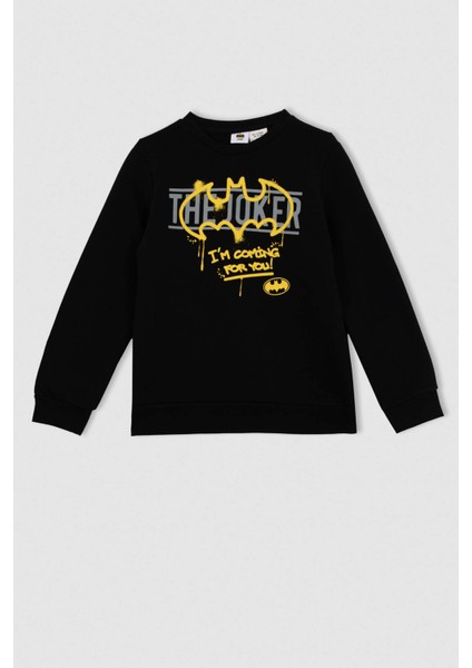 Erkek Çocuk Batman Bisiklet Yaka Sweatshirt Y6345A622CW indirimleri