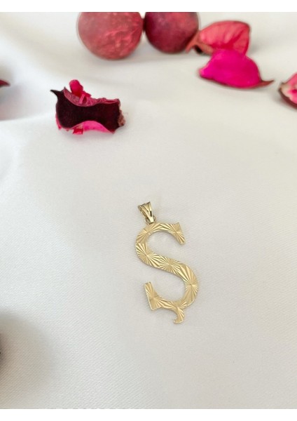 Kalemli Ş Harfi Kolye Ucu