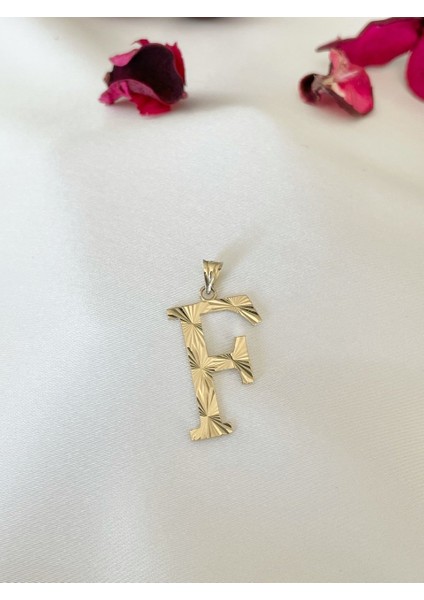 Kalemli F Harfi Kolye Ucu fiyatları