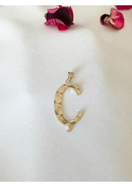 Kalemli Ç Harfi Kolye Ucu