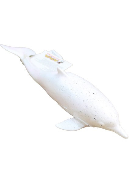28CM Soft Yumuşak Deniz Canlıları Beyaz Yunus Figür Oyuncak