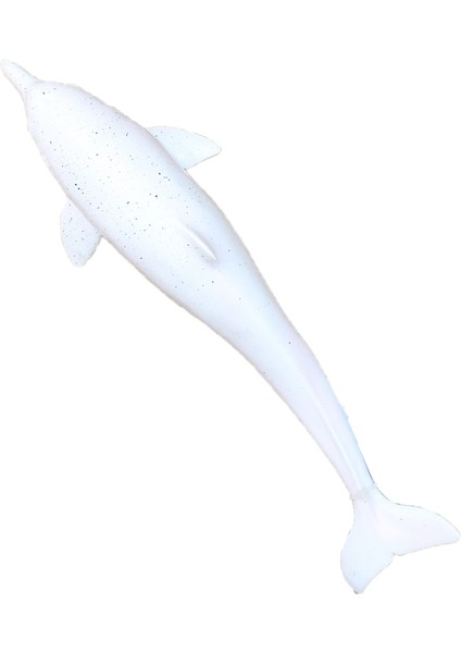 28CM Soft Yumuşak Deniz Canlıları Beyaz Yunus Figür Oyuncak