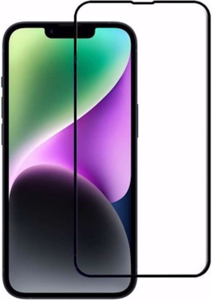 Iphone 14 Uyumlu Tam Kaplayan Ekran Koruyucu - 9d Nano Darbe Emici Temperli Kırılmaz Cam