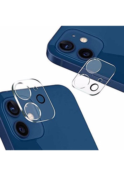 Iphone 12 Mini Uyumlu Kamera Koruyucu Cam 9d Lens Koruma