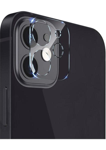 Iphone 12 Uyumlu Kamera Koruyucu Cam 9d Lens Koruma
