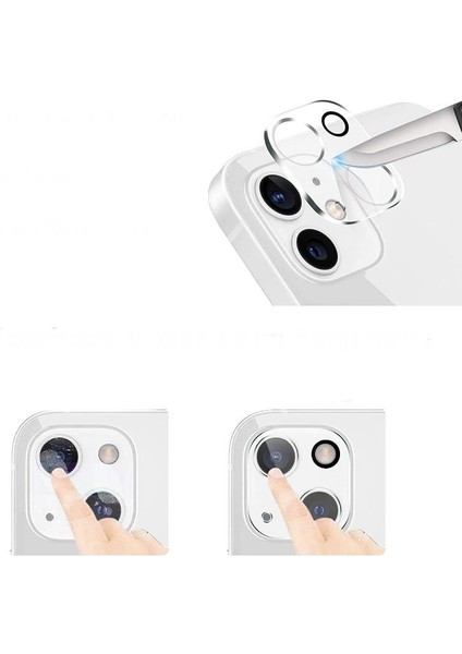 Iphone 12 Pro Uyumlu Kamera Koruyucu Cam 9d Lens Koruma