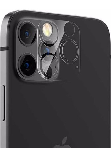 Iphone 12 Pro Uyumlu Kamera Koruyucu Cam 9d Lens Koruma