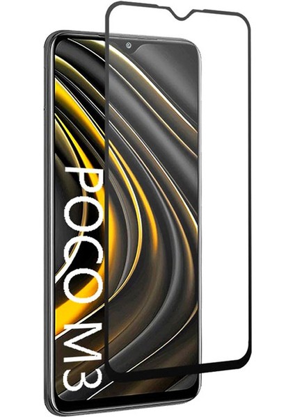Xiaomi Poco M3 Ekran Koruyucu 9d Tam Kaplama Cam
