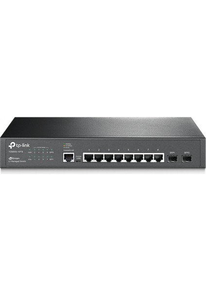 TL-SG3210 8 Port Gigabit Metal Kasa +2port Gigabit Sfp Yönetilebilir Rackmount Switch