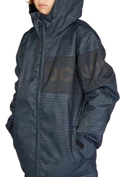 Dc Siyah Erkek Çocuk Kayak Montu ADBTJ03015 Propaganda Youth Jacket