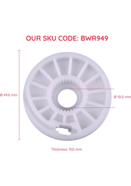 BWR949 Audi Mercedes BMW İçin Ön veya Arka Sağ Cam Kriko Tamir Seti fiyatları