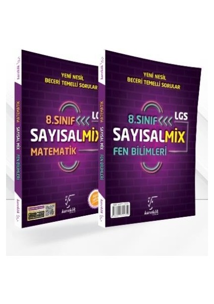 8. Sınıf LGS Sayısalmix Matematik - Fen Bilimleri Yeni Nesil Soru Bankası fiyatları